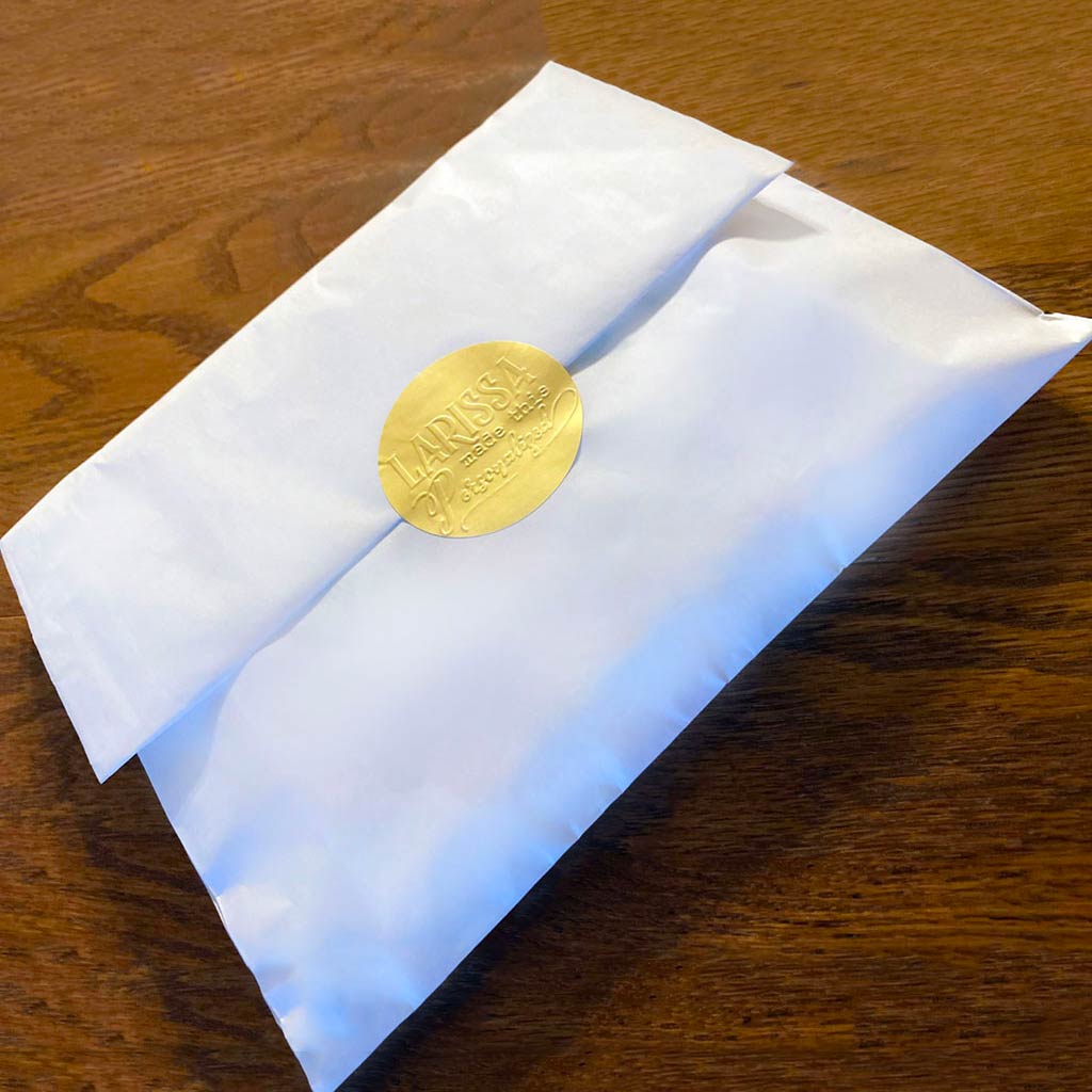 Gold Foil, 1 Embossed Tooth Envelope Seal