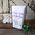 Alright Spring Do Your Thing! Dishtowel with spring wildflowers and purple text.