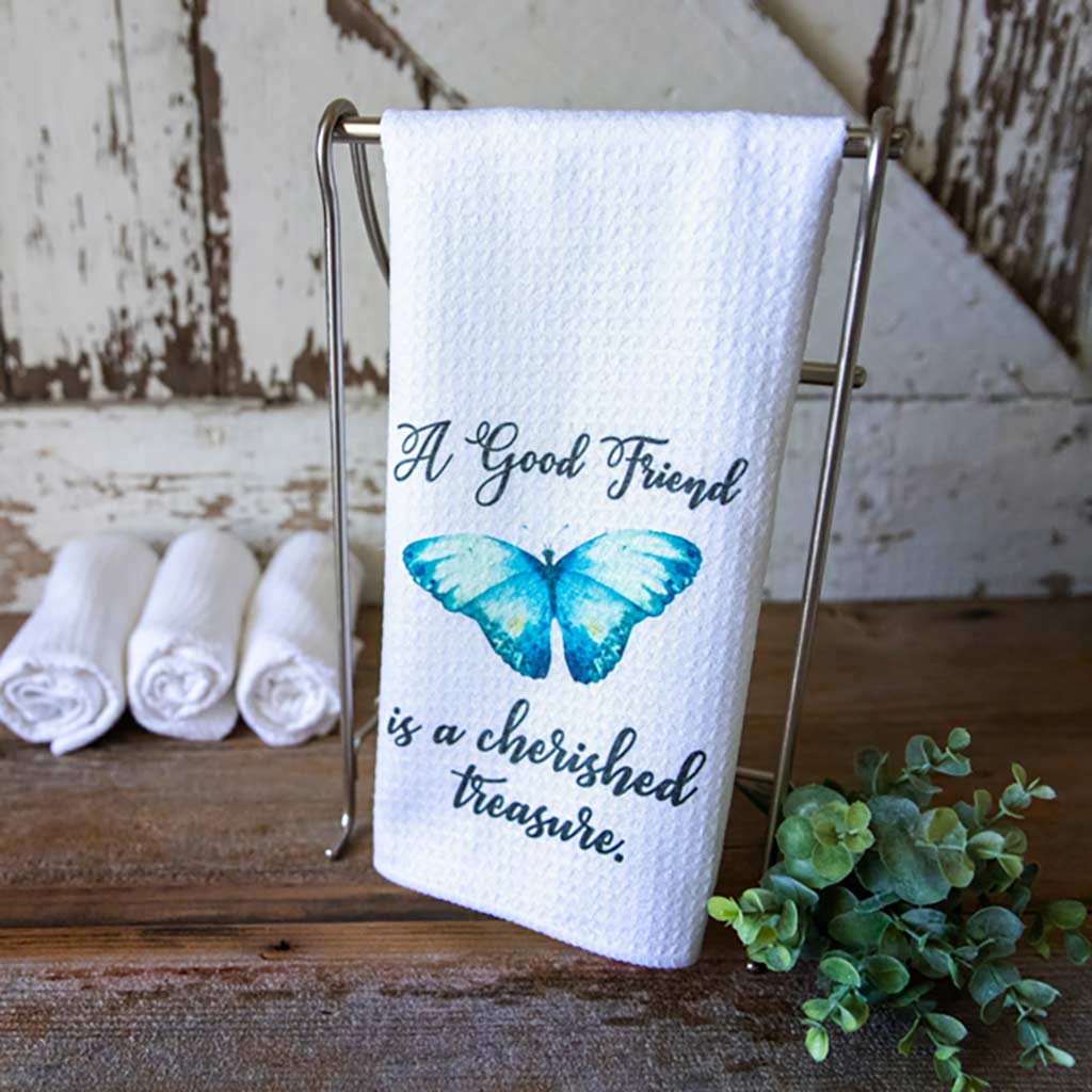 Kitchen Hand Towel, Dish Towel, Religious Gift, Inspirational Dish Towels,  Scripture Hand Towels, Matching Potholders Available 