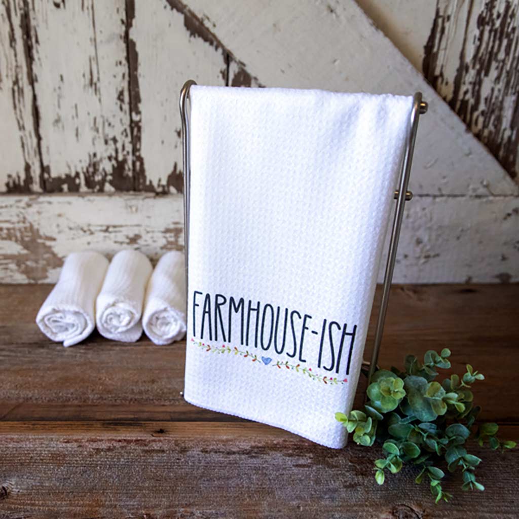 Personalized Measuring Cups Flour Sack Towel Measurement Conversion Tea  Towel Farmhouse Kitchen Towel Country Decor 