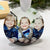 Customized Photo Round Beveled 3.5 Inch Glass Keepsake Ornament