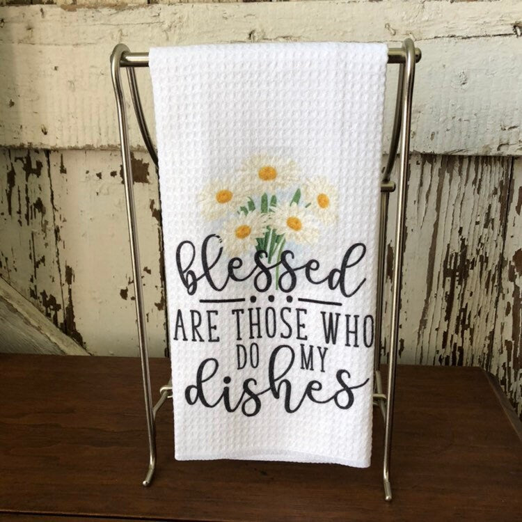 Personalized Kitchen Towel, Kitchen Decor, Tea Towel, Dish Towel