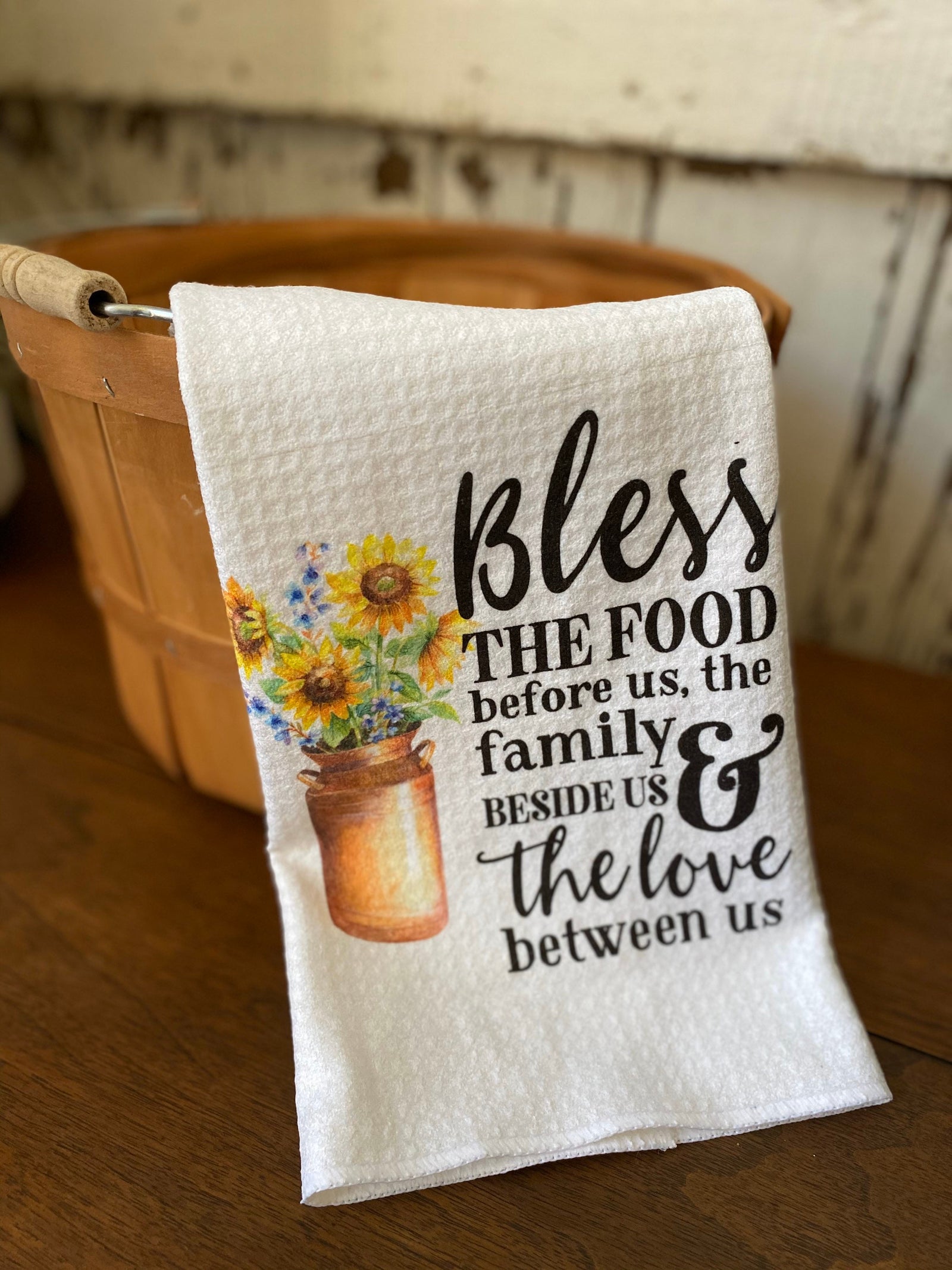 Kitchen Rules Thanksgiving Waffle Weave Microfiber Kitchen Towel