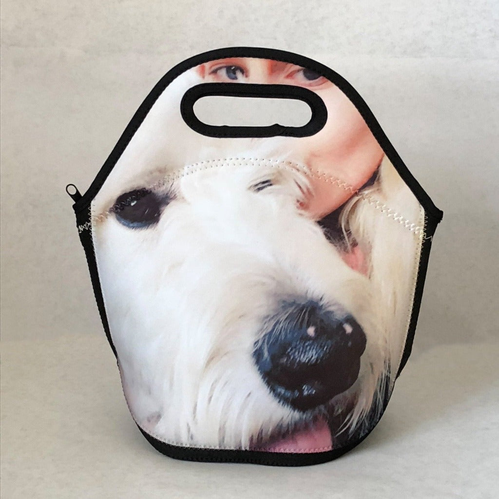 Personalized Bichon Frise Lunch Bag Adults & Kids Lunch Box 